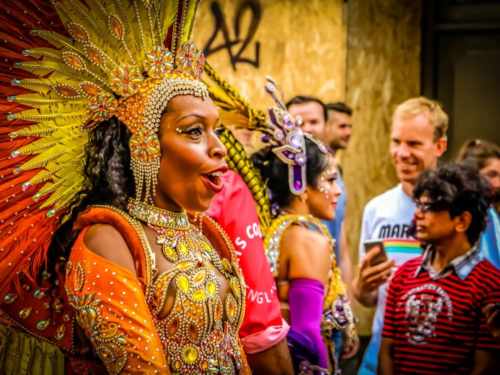 photo de la parade au Carnaval de Notting Hill – Londres 2016 d'Emmanuelle Rochard