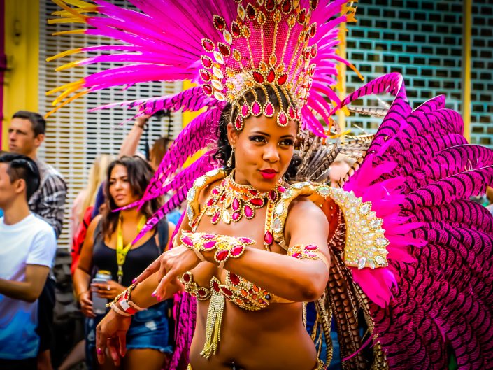 photo de danseurs au Carnaval de Notting Hill – Londres 2016 d'Emmanuelle Rochard