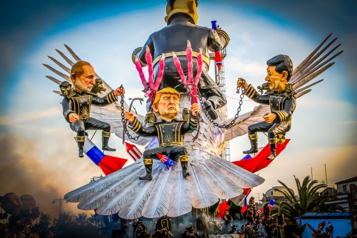 photo de char du Carnaval de Viarregio 2018 d'Emmanuelle Rochard