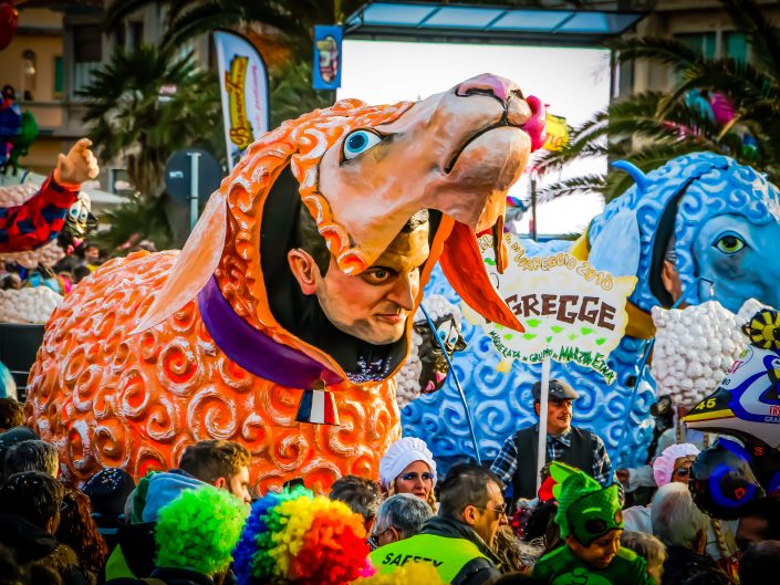 photo de char du Carnaval de Viarregio 2018 d'Emmanuelle Rochard