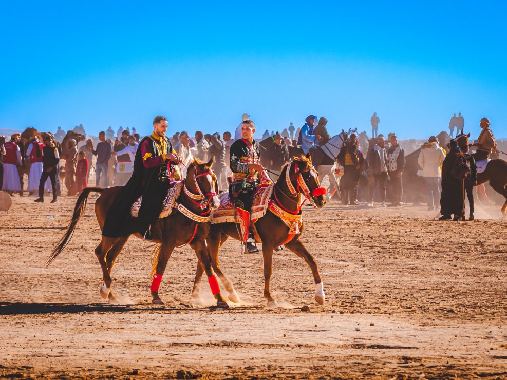 photo de cheval du Festival du Sahara de Douz 2022 d'Emmanuelle Rochard