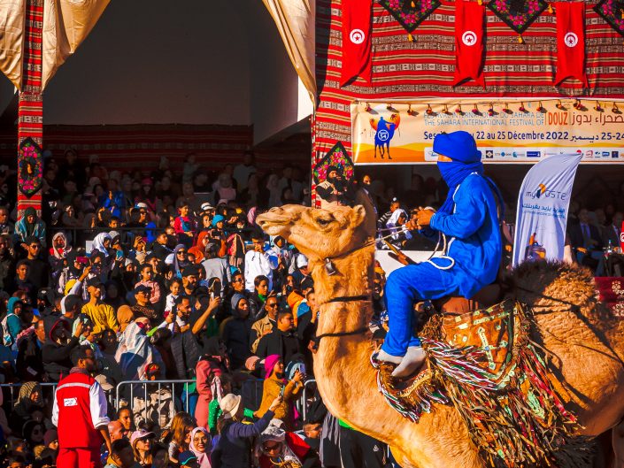 photo de chameau du Festival du Sahara de Douz 2022 d'Emmanuelle Rochard