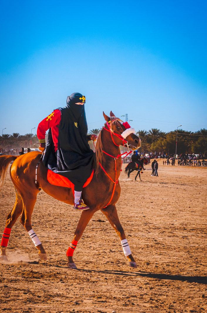 photo de cheval du Festival du Sahara de Douz 2022 d'Emmanuelle Rochard
