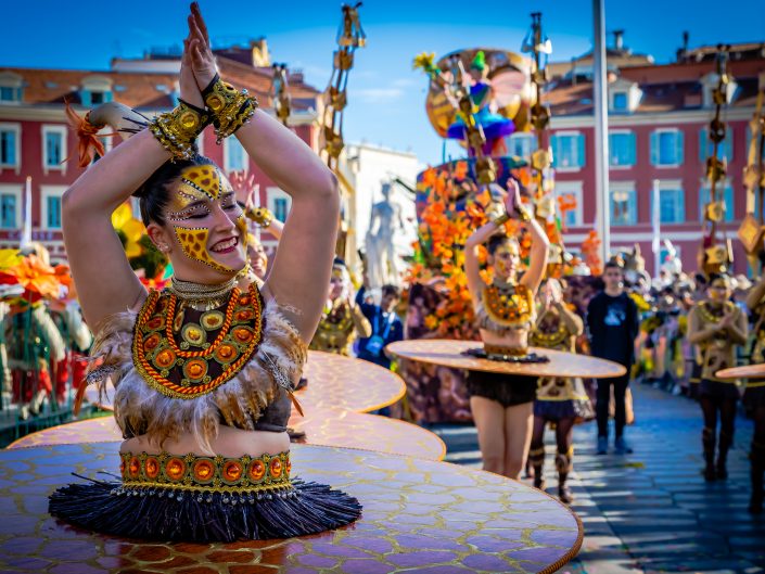 Carnaval de Nice 2022 "La bataille des fleurs"