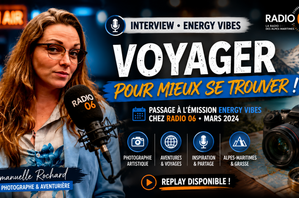 Passage à l&rsquo;émission Energy Vibes chez Radio 06