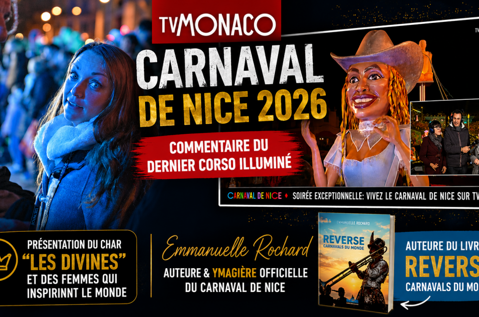 Direct du Carnaval de Nice 2026 sur TV Monaco